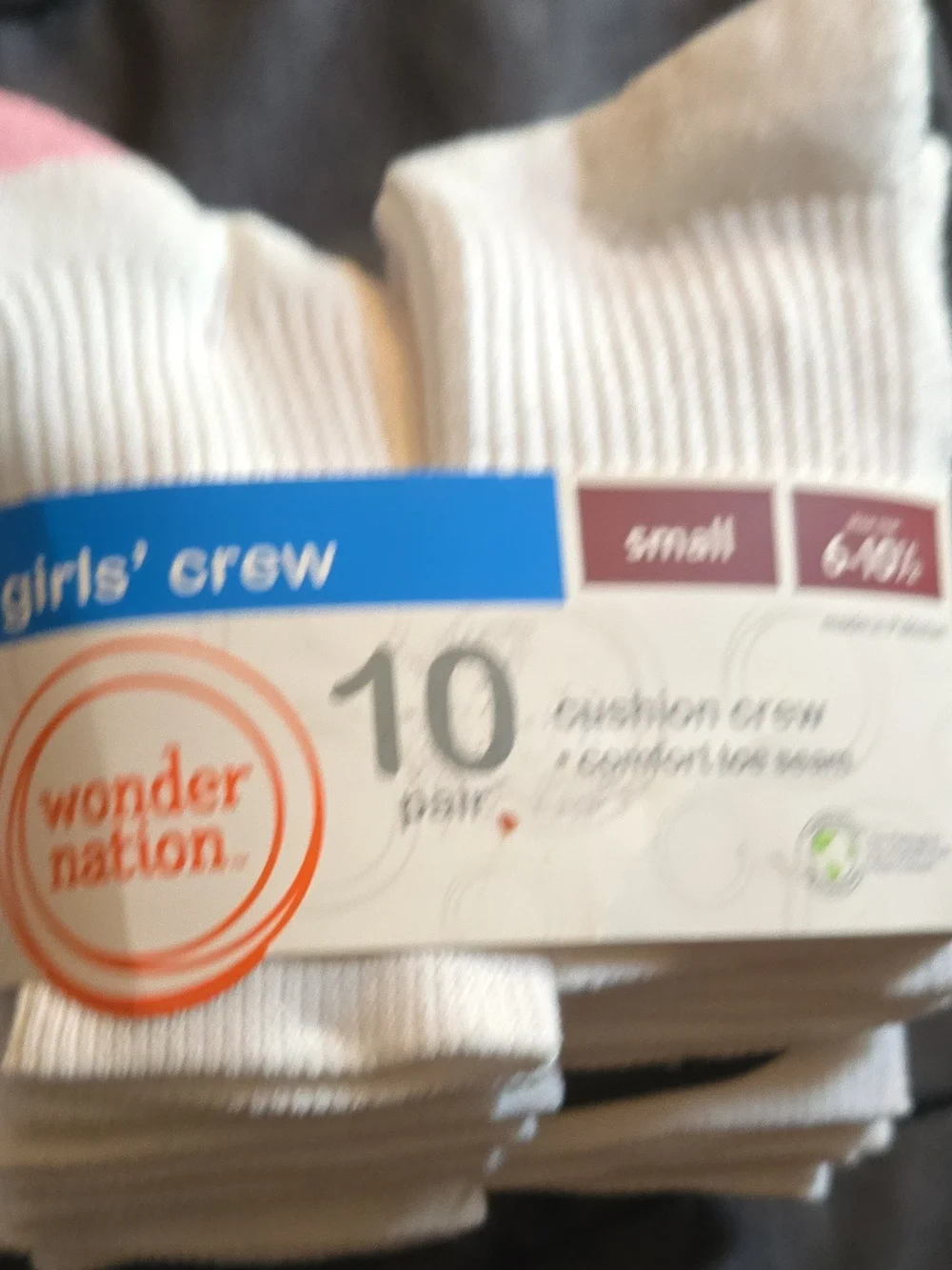 wonder nation White Crew Socks Pack - Girls' 10 Pair